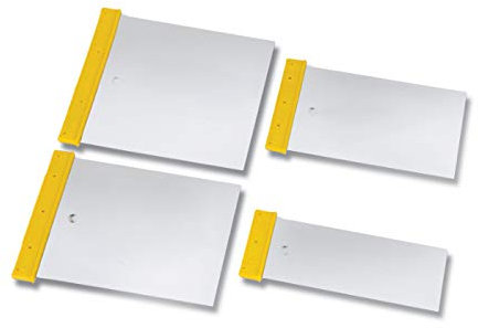 Dekor® Japanspachtel Set 4tlg. aus Edelstahl flexibel Malerspachtel Spachtel Set