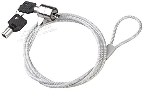 XTRONS NL001 Laptop Anti Theft Cable with Lock Silver
