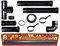 poêle à pellets tubes Kit 80 mm. en tube d'acier laqué noir résistant CE 600 ° Fait dans la cheminée en porcelaine Italie.
