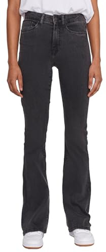 NOISY MAY Jean Évasé Taille Haute Sallie Femme Jean Gris foncé W29L30