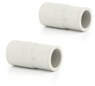 DL-pro Adapter Ablaufschlauch 21mm auf 19mm kompatibel mit Bosch Siemens 00027696 Set mit 2 Gummi-Endstücken für Waschmaschine Spülmaschine Geschirrspüler