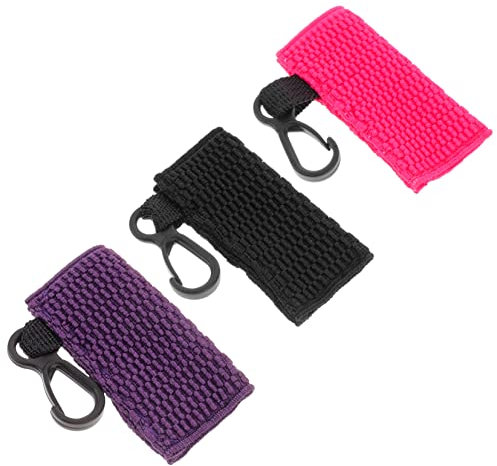 Beatifufu 3stücke Lippenstift-halter-schlüsselanhänger Lippenbalsam-halter-schlüsselanhänger Elastische Abdeckung Für Standardgröße Befestigt Am Schlüsselbund Täglicher Gebrauch Reisen Campi