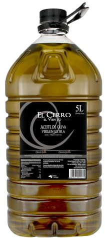 Aceite de Oliva Virgen Extra | Garrafa 5 L | El Cerro El Viento | AOVE Español | Recien Envasado