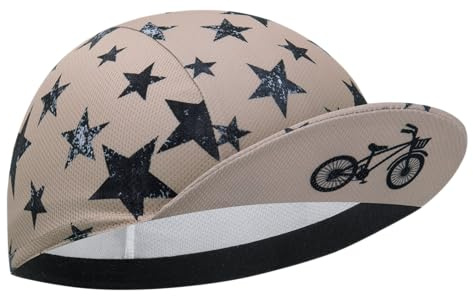 Corsehild Casquette de Cyclisme pour Homme et Femme - Chapeau de Cyclisme sous Casque - Polyester Respirant Absorbant la Transpiration