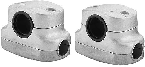 DcnrInsr 2 Pièces de Pince de Poignée Universelle pour Tondeuse à Gazon, Support Fixe pour Tondeuse à Gazon de 26 mm et 28 Mm, Débroussailleuse, Accessoires de Pièces de Rechange pour Tondeuse à Gazon