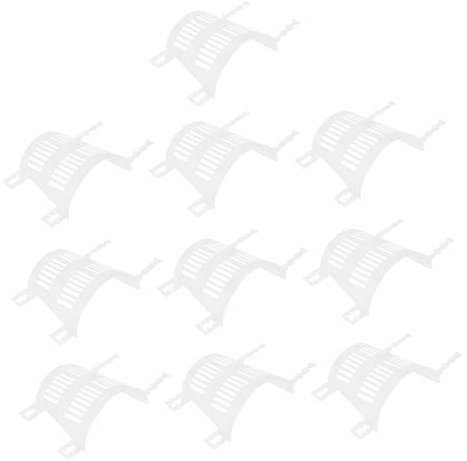 Sosoport Confezione Da 10 Vasi Per Orchidee in Plastica Per La Coltivazione Di Fiori Con Radice Verde