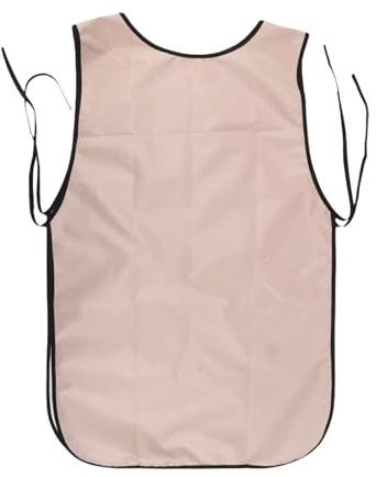 KEXIAO - Delantal de cocina impermeable y resistente al aceite, tela de trabajo para uso en el hogar con correas ajustables, bolsillo en diseño clásico, Púrpura, 71.5x49cm