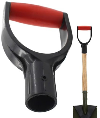 Manico di ricambio per pala, manico ergonomico per rastrello, per vanghe da giardinaggio, per donne e uomini, maneggio del lavoro, supporto per la schiena, per famiglia, giardino