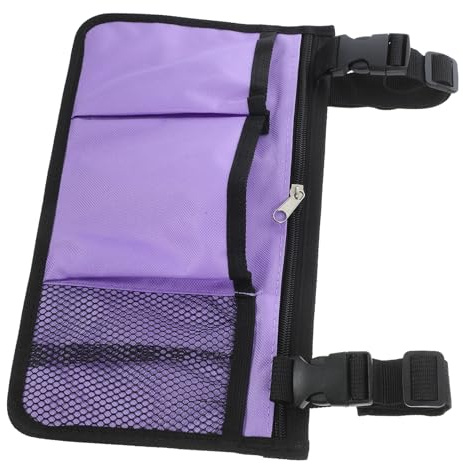 Rollstuhl Hängetasche aus Oxford Gewebe für Rollator, 1 Stück | Seitentasche für Kinderwagen und Rollstuhl, zur Aufbewahrung von Becher, Essen und Handy