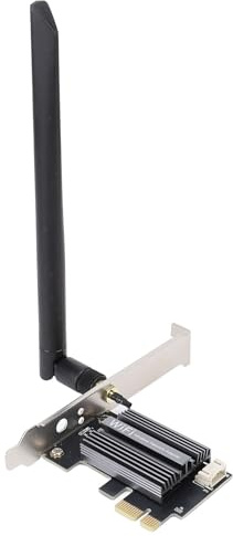 MENDUNER Tarjeta WiFi 6E PCIe con Bluetooth 5.2, Adaptador de Triple Banda 4174Mbps para Escritorio, Tarjeta de Red Inalámbrica 2.4G/5G/6GHz Compatible con 10/11 Linux, Antena 8DB (Antena 8DB)