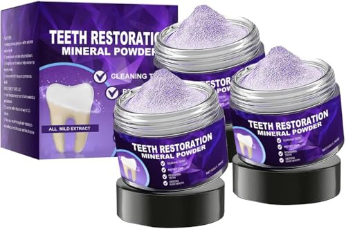 Polvere minerale per la riparazione dei denti: rinforza efficacemente denti e gengive, rinfresca l'alito e risolve i problemi di salute orale.