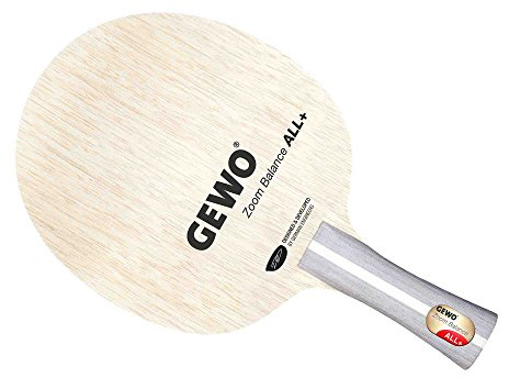 GEWO Zoom Balance All+ Tischtennisholz / 5-lagig, Allround, kontrolliert & gefühlvoll/Für Block-, Schupf- & Konterspiel/ca. 85 g/Tempo 86, Kontrolle 99