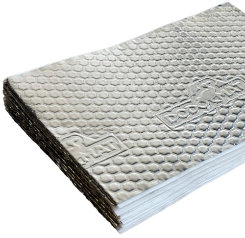 Dodo Dead Mat Tapis Anti-Bruit Hexagonal, 20 Feuilles, 20 Pieds carrés (1,8 m²), Isolation Acoustique de Voiture et de camionnette, Amortissement des Vibrations