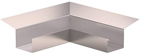 Innenwinkel für Kastendachrinne Simpel Aluminium Natur