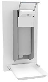 medimObil Desinfektionsspender Hand Desinfektionsstation zur Wandmontage Desinfektionsmittelspender 500ml inkl. Abtropfschale