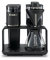 Melitta EPOS Kaffeemaschine mit Mahlwerk, schwarz-silber