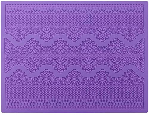 TROYSINC Blume Muster Silikon Spitze Matte Kuchen Fondant Form Silikon Matte DIY Dekorieren Werkzeuge für Kuchen Brot Mousse Tortendeko