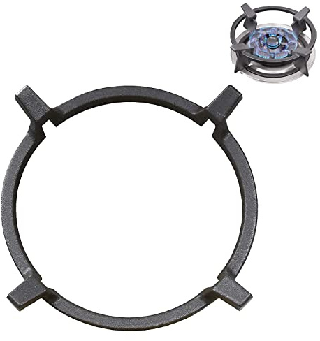 Gusseisen Wok Ring Gaskocher Aufsatz Gasherd Aufsatz Universal Rutschfeste Topfträger Wokring für Gasherd Cooker Campingkocher Untersetzer Topf