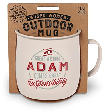 History & Heraldry Personalisierte Outdoor-Tasse (Adam)