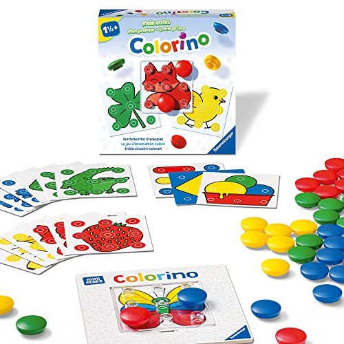 Ravensburger Kinderspiel Mein erstes Colorino - Lernspiel ab 1,5 Jahre | Spiel für 1 Spieler, Spiele-Klassiker zum Farben lernen, Geschenk für Jungen und Mädchen