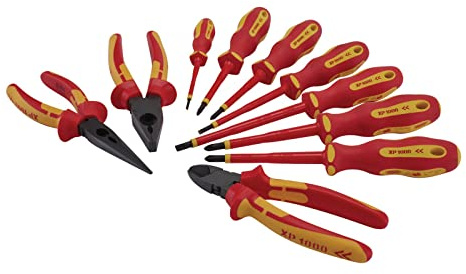 Draper 94859 XP1000 VDE Screwdriver and Pliers Set (10 Piece)