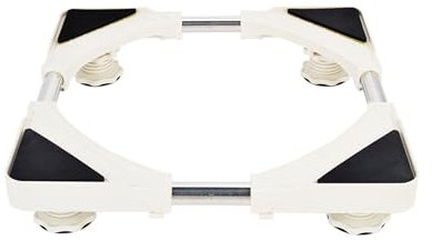 Socle de machine à laver, pour réfrigérateur, socle réglable pour sèche-linge avec 4 rembourrés, charge maximale 200 kg, hauteur 7-8 cm, socle de machine à laver, largeur réglable 42-60 cm