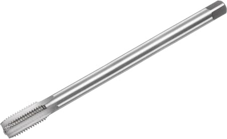 QUARKZMAN Metrisches Gewindebohrer M16 x 2 H2 200mm Extra langer gerader Flöten-Gewindeschneidemaschine Gewindebohrer Gewindeschneidwerkzeug