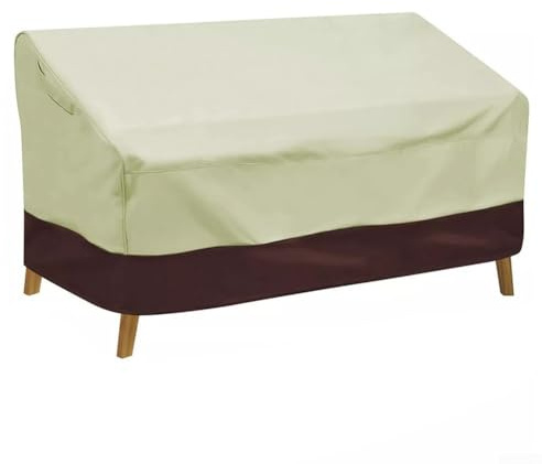 Housse de protection imperméable et robuste 2 places/3 places pour meubles, canapé pour plusieurs personnes, banc de terrasse robuste (210D : 193 x 83 x 84 m)