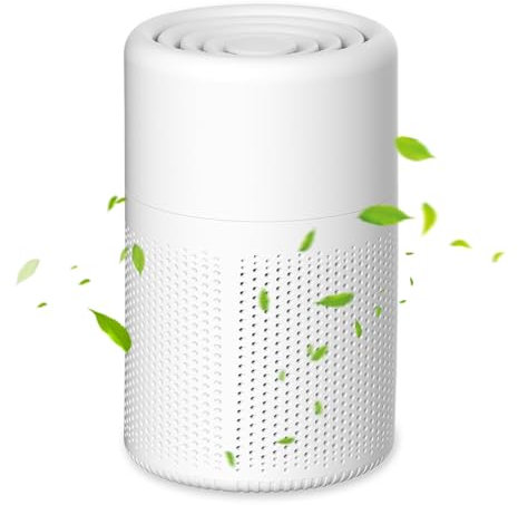 Air Purifier for Home with H13 HEPA Filter, Ultra Quiet 37dB Desktop Portable Air Cleaner, Removes Pet Dander, Dust, Mold, Pollen, Odors & Smoke, with Aromatherapy Function