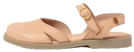 El Naturalista N5874 Sandsten, platta sandaler för kvinnor, lax, 38 EU Bredd, Lax, 38 EU Ancho