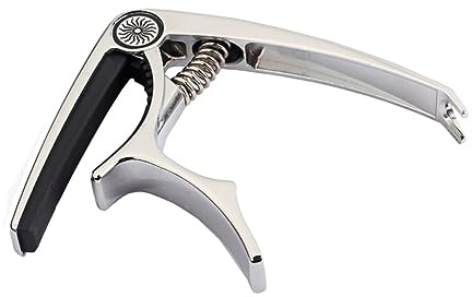 Gitarrentuner Mit Clip-on-capodaster Für Akustik E-gitarre 6-saitiger Gitarren-capodaster Tastenauslöser Für Vielseitige Musikinstrumente