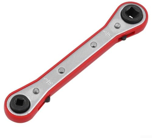 Sumsoctober 4 in 1 Square Ratchet Wrench for HVAC Systems Designed for Optimal Access (A)