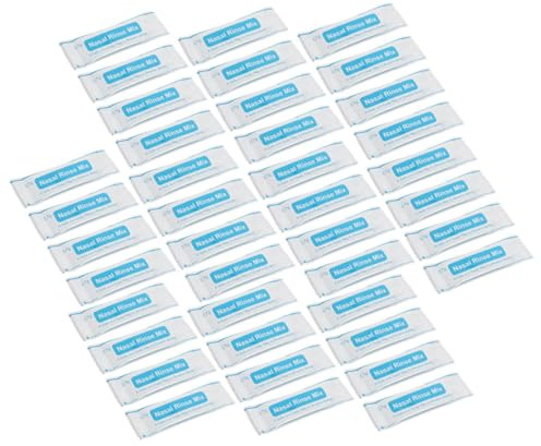 Mikinona 80 pezzi Bustine Nasale Istantaneo per Lavaggio Nasale Fisiologico Granulometria Fine Scioglimento Rapido Quotidiana Adatto e Adulti Protezione Naso e Disagio