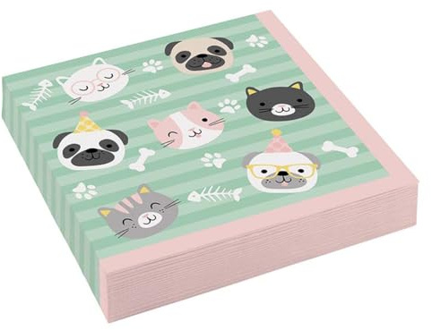 Hello Pets | Servietten 20Stk./33x33cm