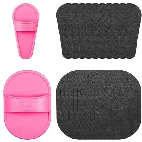 ZJchao Hair Removal Pads, Portable Body Depilation, Body Lip Hair Depilatories Grinder for Smooth Skin on Legs, Arms, Face