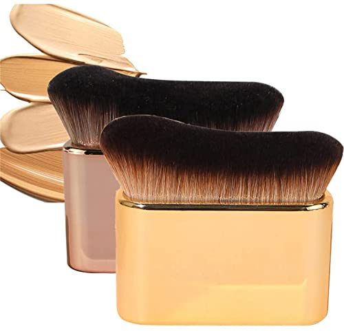 Siren Makeupborste Foundation Makeupborste Hög densitet Pro Siren borste Flytande Foundation borste för ansikte för kräm eller felfri puderkosmetika