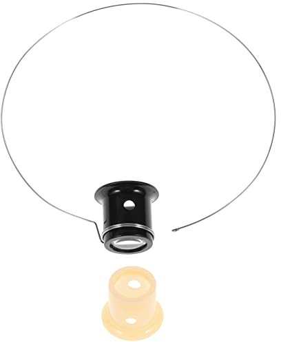 WOONEKY Headband Lupe mit Licht Vergrößerungsglas für Uhrenmacher Juweliere und Handwerker USB Wiederaufladbare Lupenbrille für Präzises Arbeiten und Hobbys Komfortable Augenlupe mit Verstellbarem