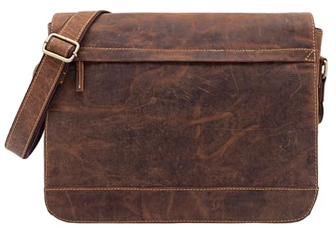 Lloyd Baker Distressed Genuine Leather Workbag, Leather Business Satchel Handbag, Shoulder Bag,Manbag with Crossbody Strap- Perfect for Professionals and Travellers, DOLY