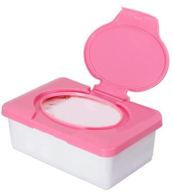 ulafbwur Feuchttücherbox Keep Tidy Große Öffnung Feuchttuchbox Universal Pink