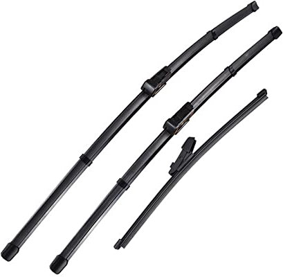 Scheibenwischer Auto Vorne Und Hinten Wischer Blades Set Für VW Für Polo 6R Fließheck 2009-2017 LHD Windschutzscheibe Windschutz Fenster Auto Zubehör