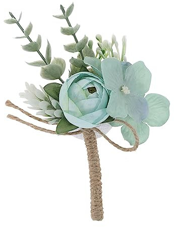 TOPPERFUN Hochzeitsanstecker Für Braut Und Brautjungfern Elegante Corsage Mit Anstecknadel Stilvolles Accessoire Für Hochzeitsfeiern Grüne Blumendekoration Für Unvergessliche Momente