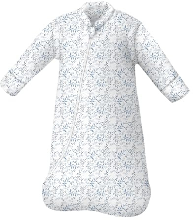 MIKAFEN Baby Schlafsack 3.5 Tog Winter Langarm von Geburt bis 4 Jahre alt | 100% Baumwolle ,Abnehmbare Ärmel vollständig，Umhüllten Beinen ,Maschinenwaschbar