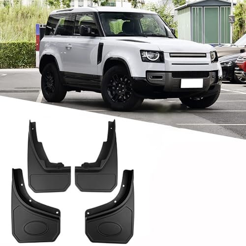 Txopaf 4PCS Auto Paraspruzzi, per Defender 90 2020-2024 Antispruzzo Antiscivolo Resistente Usura Prevenzione della sabbi Proteggere Accessori