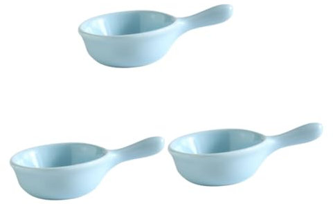 3 pezzi Piatto per condimenti Piatto per immersione Mini ciotole per immersione Tazze per salsa per immersione Piatto per condimenti Piatti giapponesi Ciotole per condimenti in ceramica Fiocchi per pr