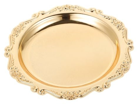 UKCOCO Vassoio Decorativo Elegante Per Servire Snack e Dolci Multifunzionale e Vintage Per Esposizione Gioielli e Presentazioni Raffinate