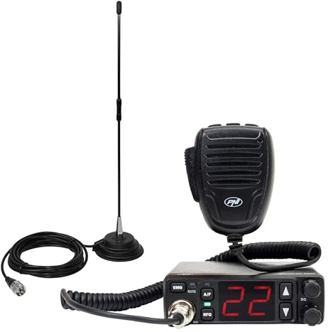 Station Radio CB PNI Escort HP 5500 + antenne CB PNI Extra 40, avec Aimant