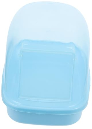 Mikikit Vasca per Bagnetto di Sabbia per Criceti Piattaforma per Criceti Sabbia Accessori per Gabbie per Piccoli Animali Domestici