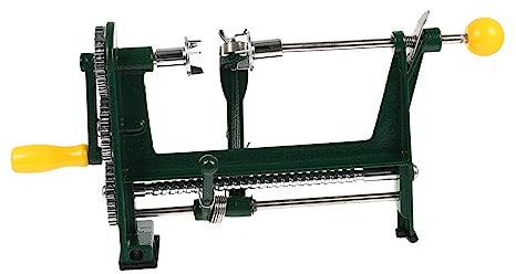 Gatuida Pelador Multifuncional de con Clamp Cortador Serrado para Naranja Manzana y Patata Herramienta Manual Resistente de Aleación Fundida para Cocina