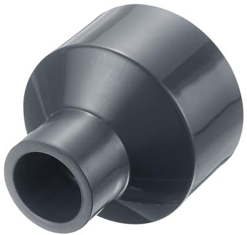 sourcing map PVC Reducing Coupling, 2-1/2x1 SCH80 Pipe Reducer Coupling (Socket x Socket) Solvent Weld Adapter Connector Fitting for Plumbing Systems DWV Drain Waste Vent Fitting