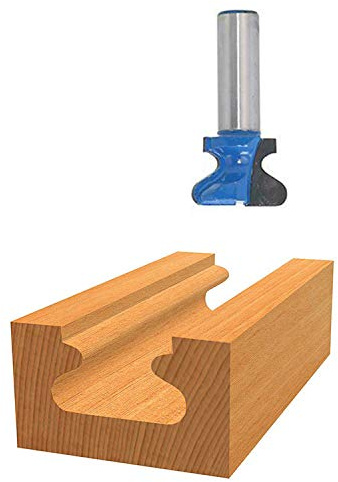 BE-TOOL - Fresa per fresa, 1 utensile per taglio per la lavorazione del legno, per cassetti e sgabelli (1/2 x 1-1/8)